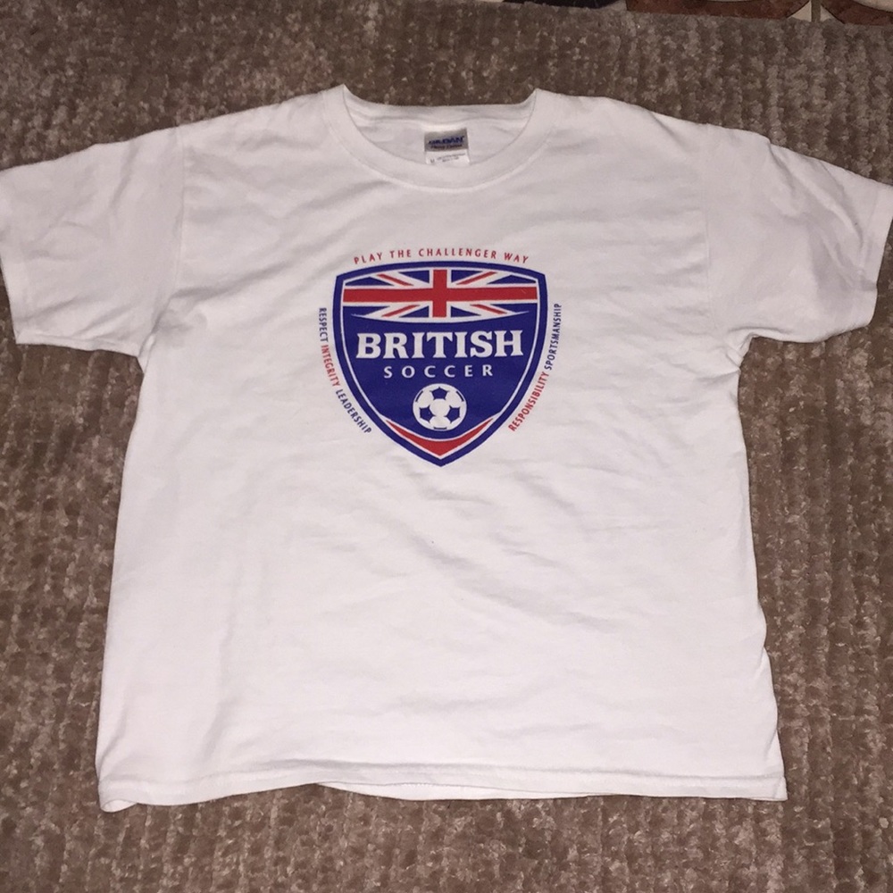 💜 Kids tee. British soccer